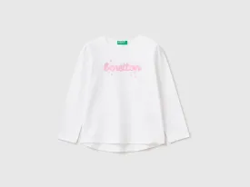 100% cotton t-shirt with logo