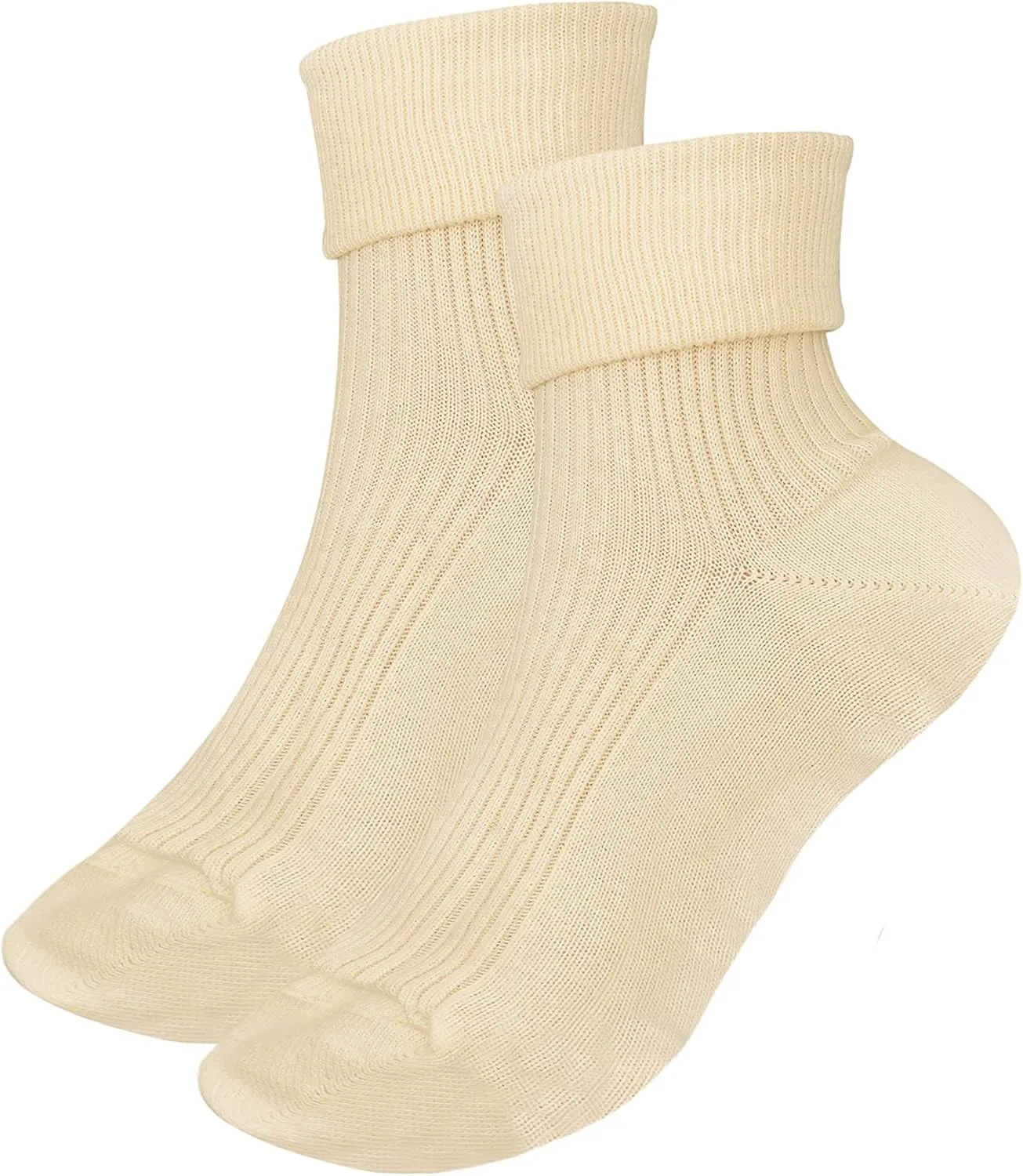 100% Organic Cotton Luxury Women's Socks 1 Pair. Made in Italy.