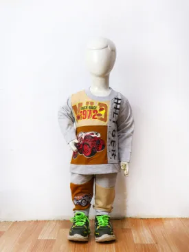 1Yr - 4Yrs Truck Brown Suit For Kids BGF BS74