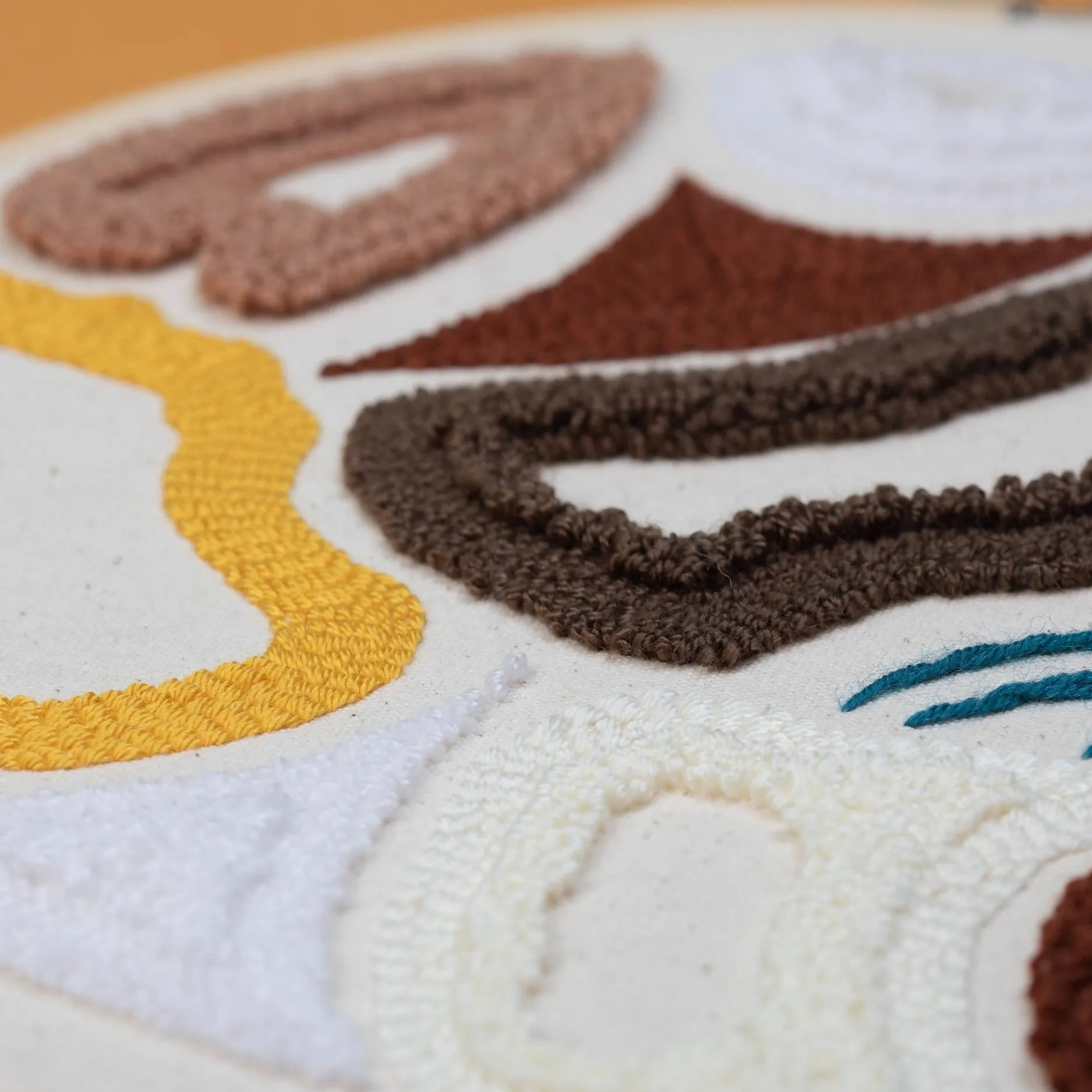 32CM Embroidered Hoop Organic
