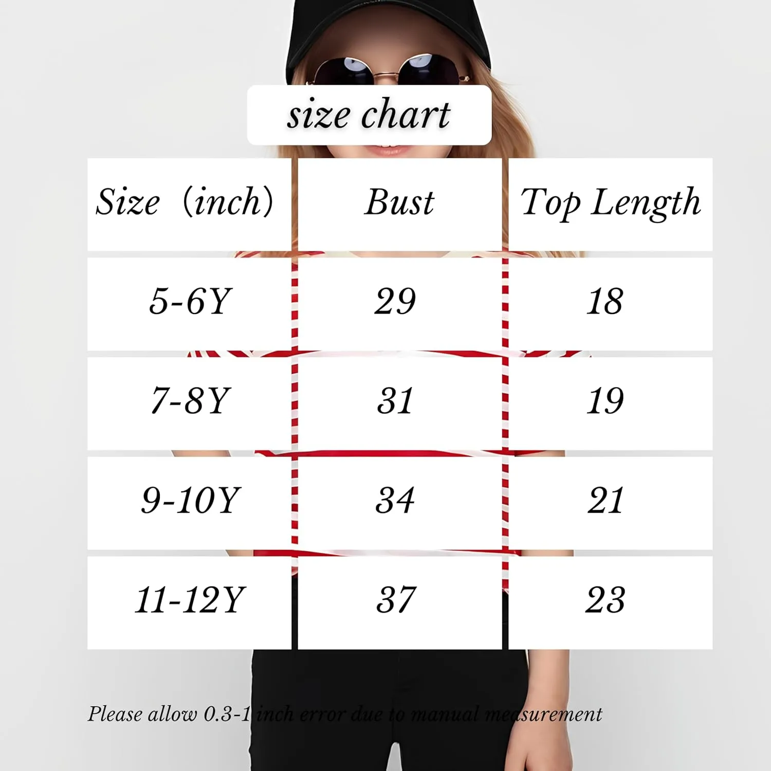 5-12 Years Girls Oversized Dropped Shoulders Sleeve Striped T Shirts Girls Summer Fall Crewneck Tops