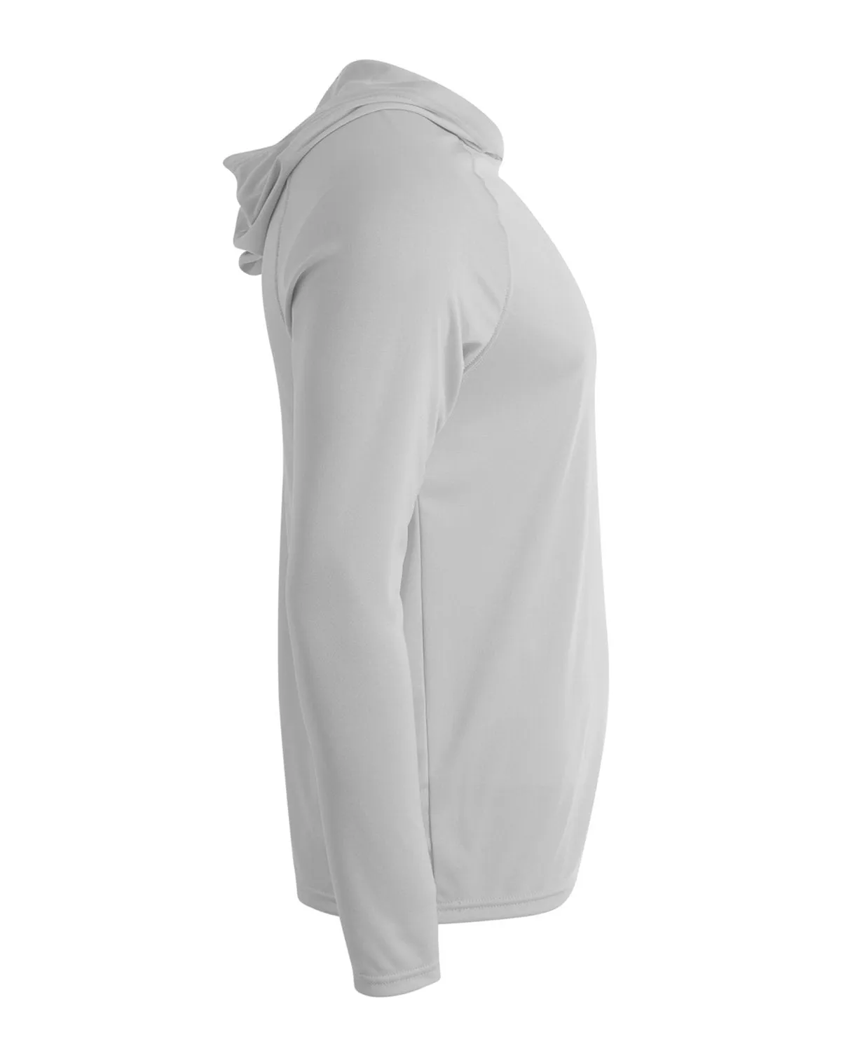 A4 N3409 Men's Cooling Performance Long-Sleeve Hooded T-shirt