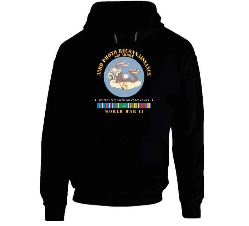 Aac - 33rd Photo Reconnaissance Squadron - Wwii W Eu Svc X 300 Classic T Shirt, Crewneck Sweatshirt, Hoodie, Long Sleeve