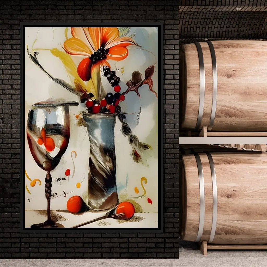 Abstract Wine & Flowers 04