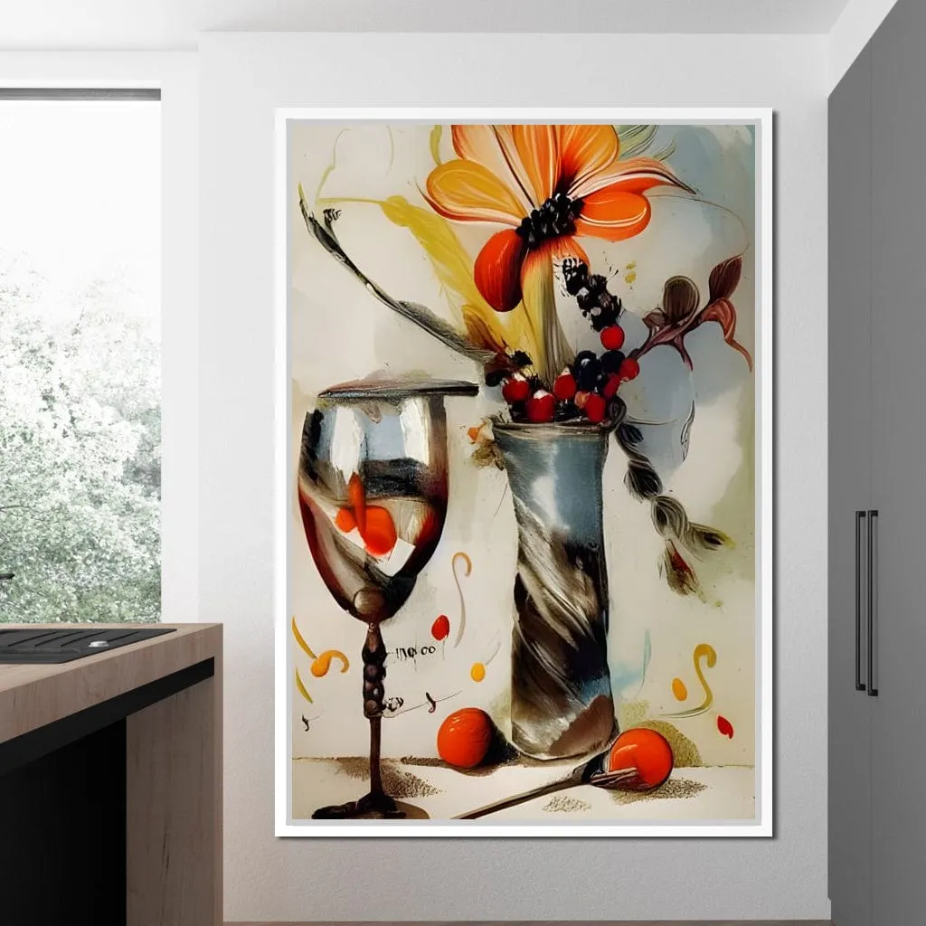 Abstract Wine & Flowers 04