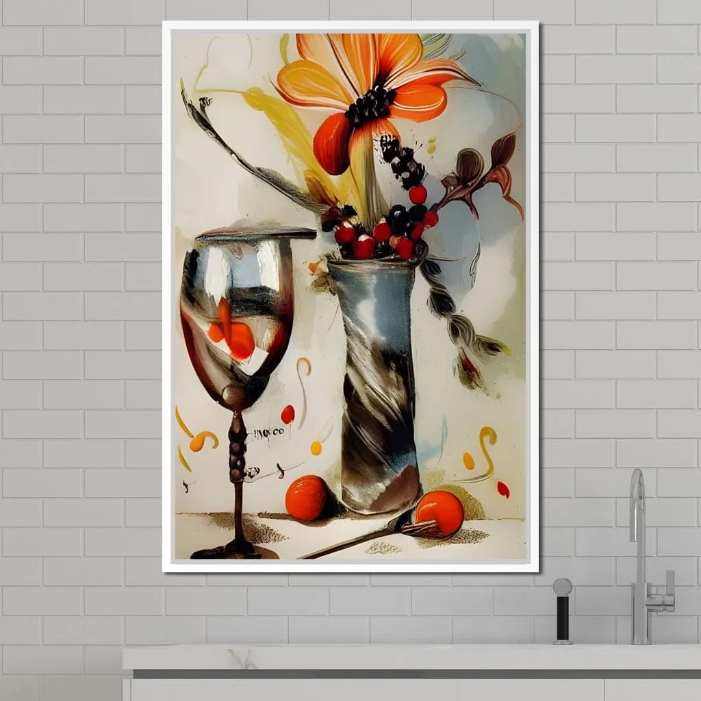 Abstract Wine & Flowers 04