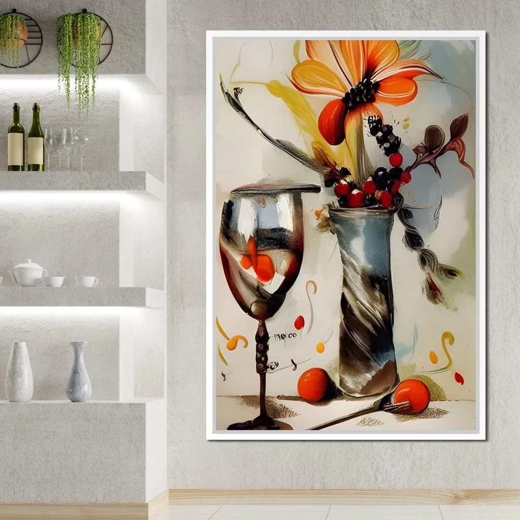 Abstract Wine & Flowers 04