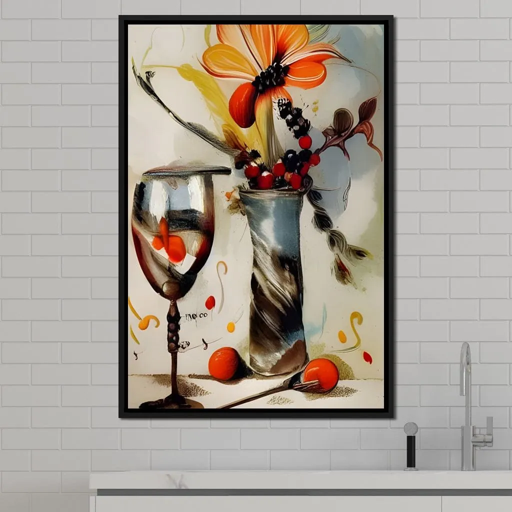 Abstract Wine & Flowers 04