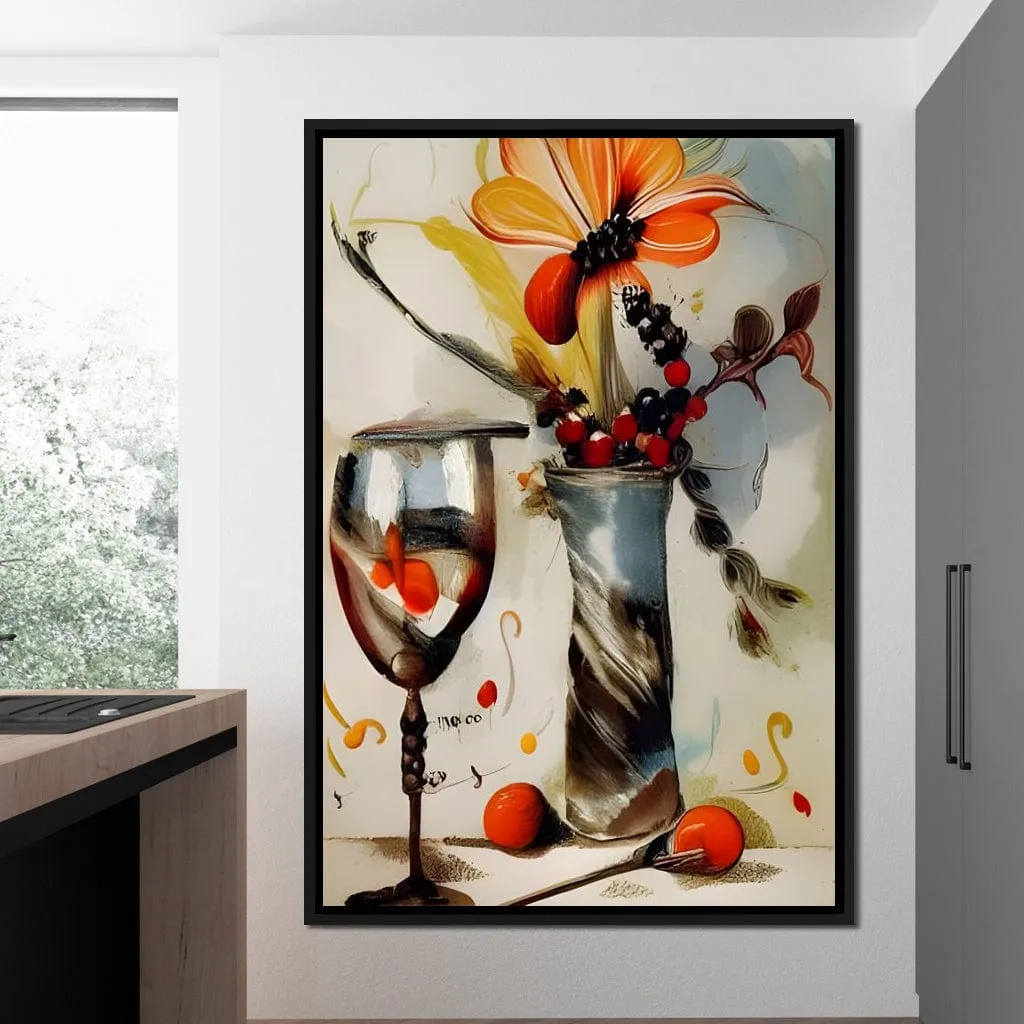 Abstract Wine & Flowers 04
