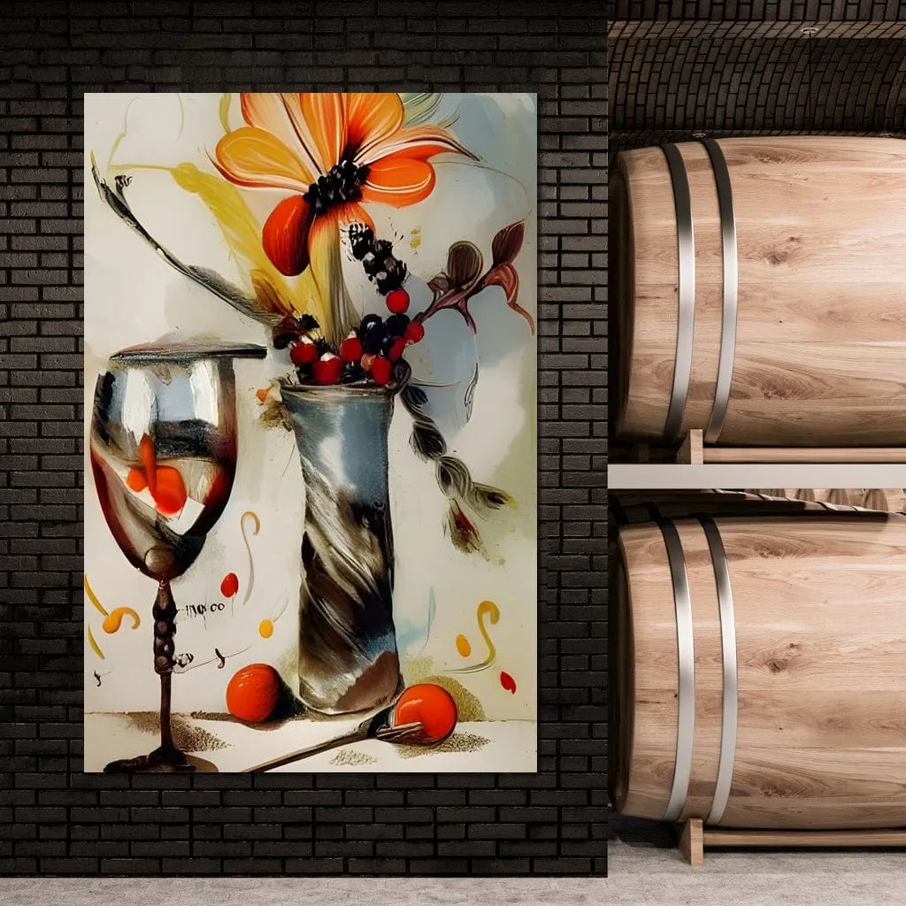 Abstract Wine & Flowers 04