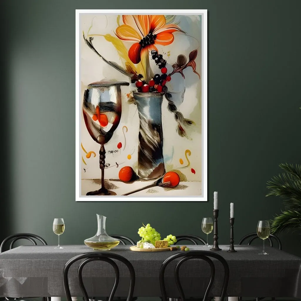 Abstract Wine & Flowers 04