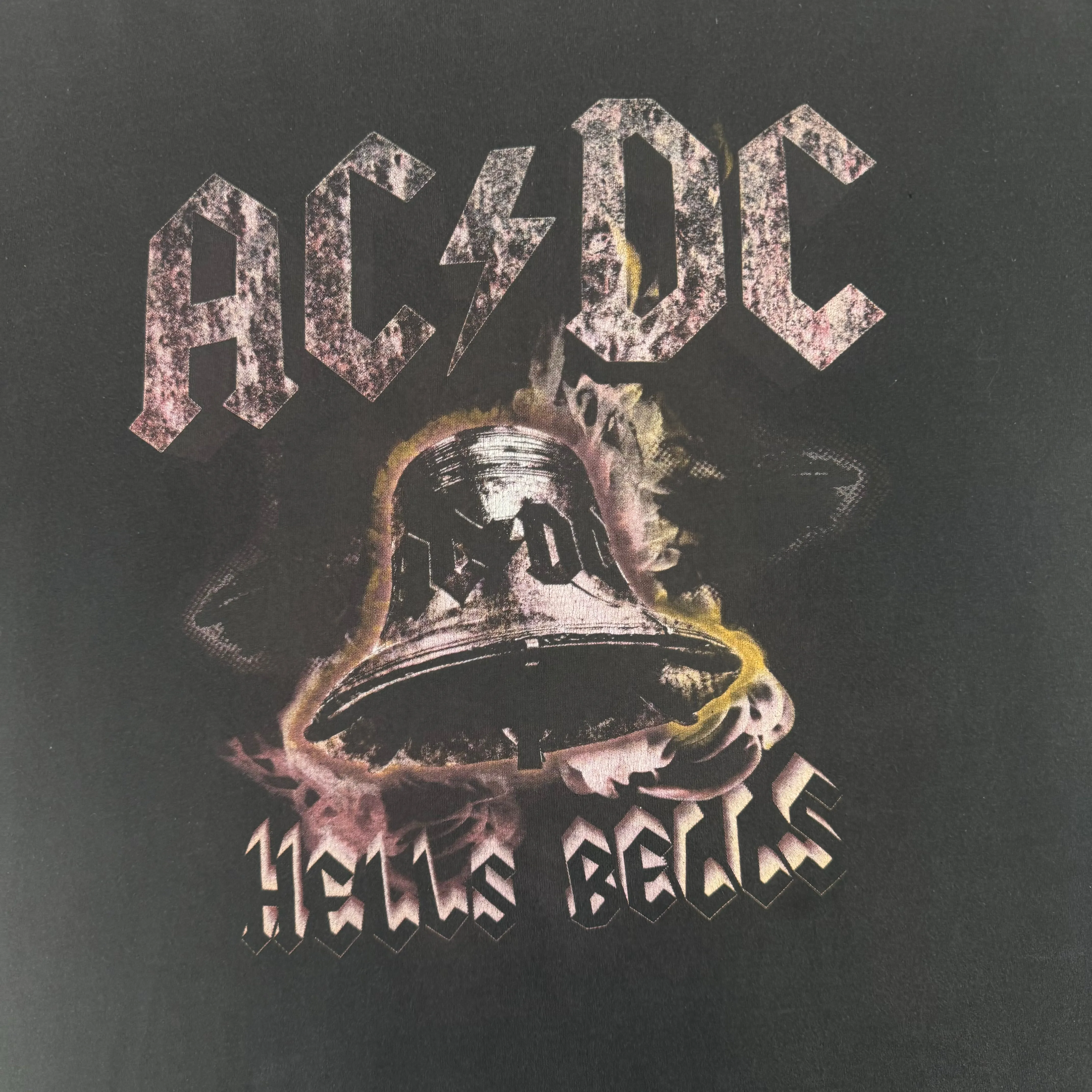 ACDC Hells Bells Graphic Band T-shirt Black