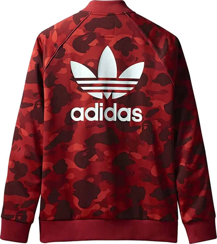 adidas x BAPE adicolor Track Top 'Raw Red', red