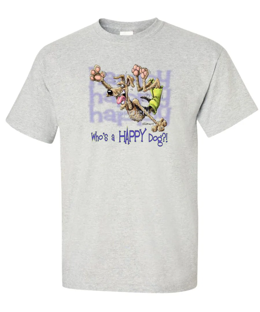 Airedale Terrier - Who's A Happy Dog - T-Shirt