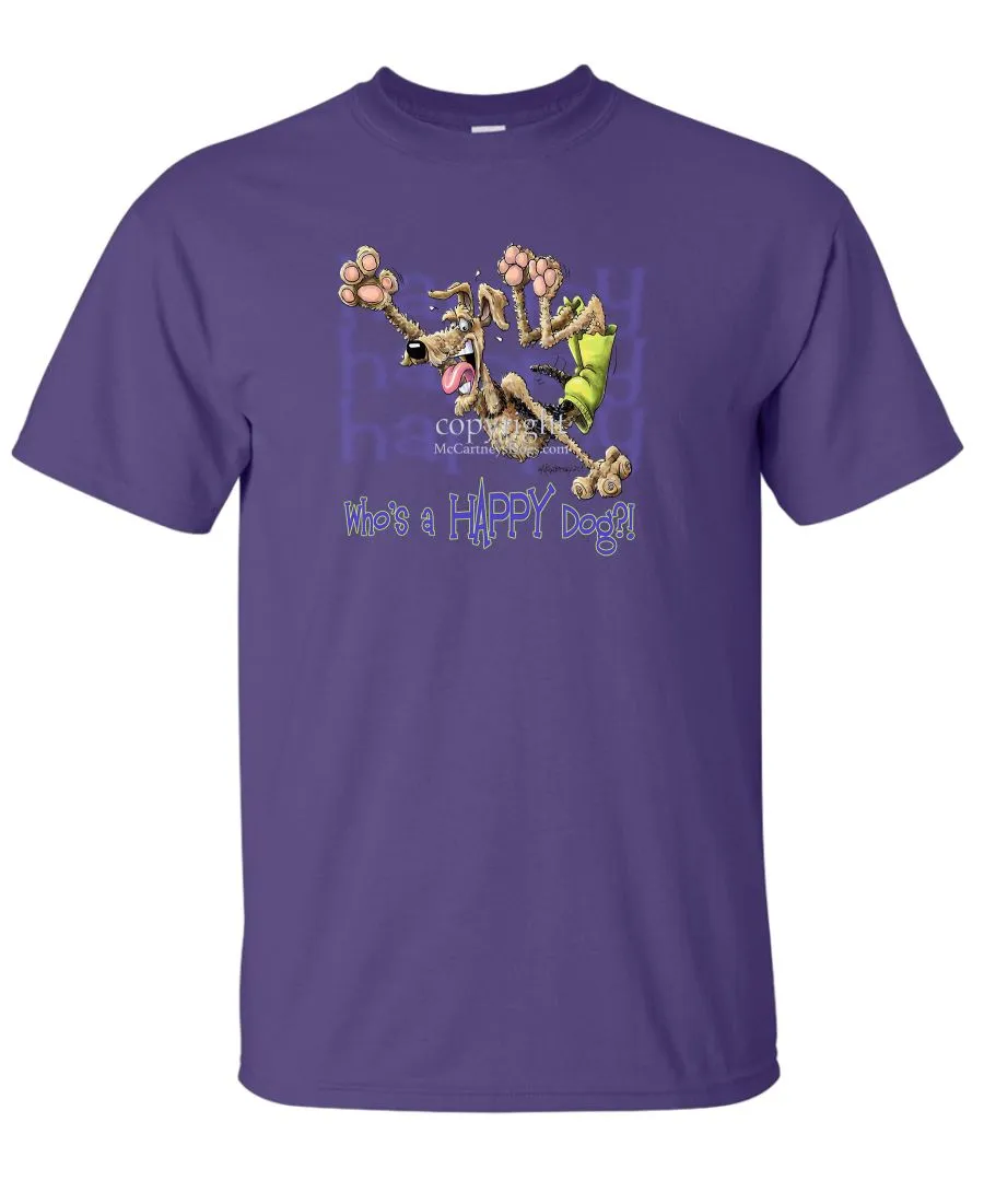 Airedale Terrier - Who's A Happy Dog - T-Shirt