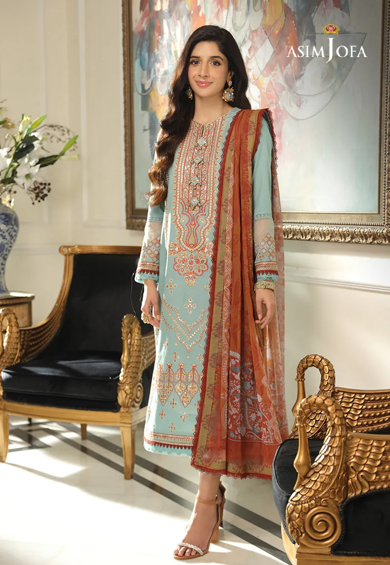 AJAI-37  EMBROIDERED CAMBRIC 3 PCS