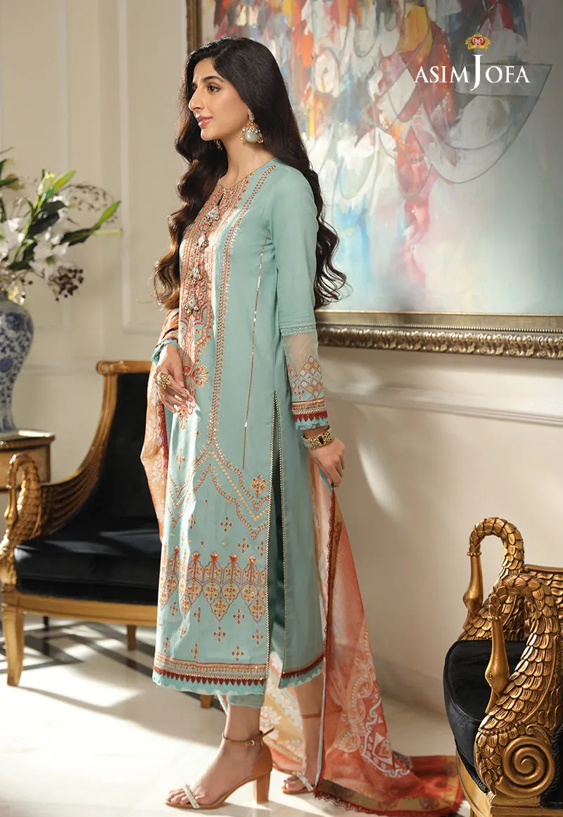 AJAI-37  EMBROIDERED CAMBRIC 3 PCS