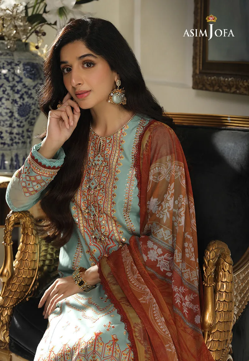 AJAI-37  EMBROIDERED CAMBRIC 3 PCS