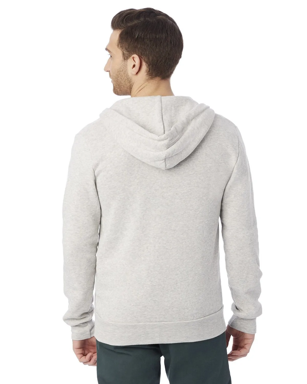 Alternative AA9590 Men's Rocky Eco-Fleece Zip Hoodie