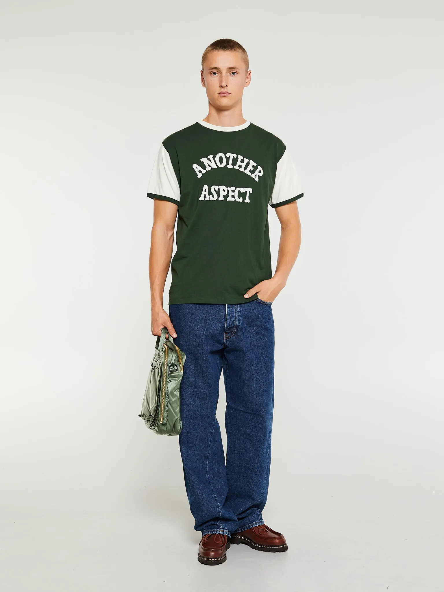 Another T-Shirt 2.0 in Evergreen & White