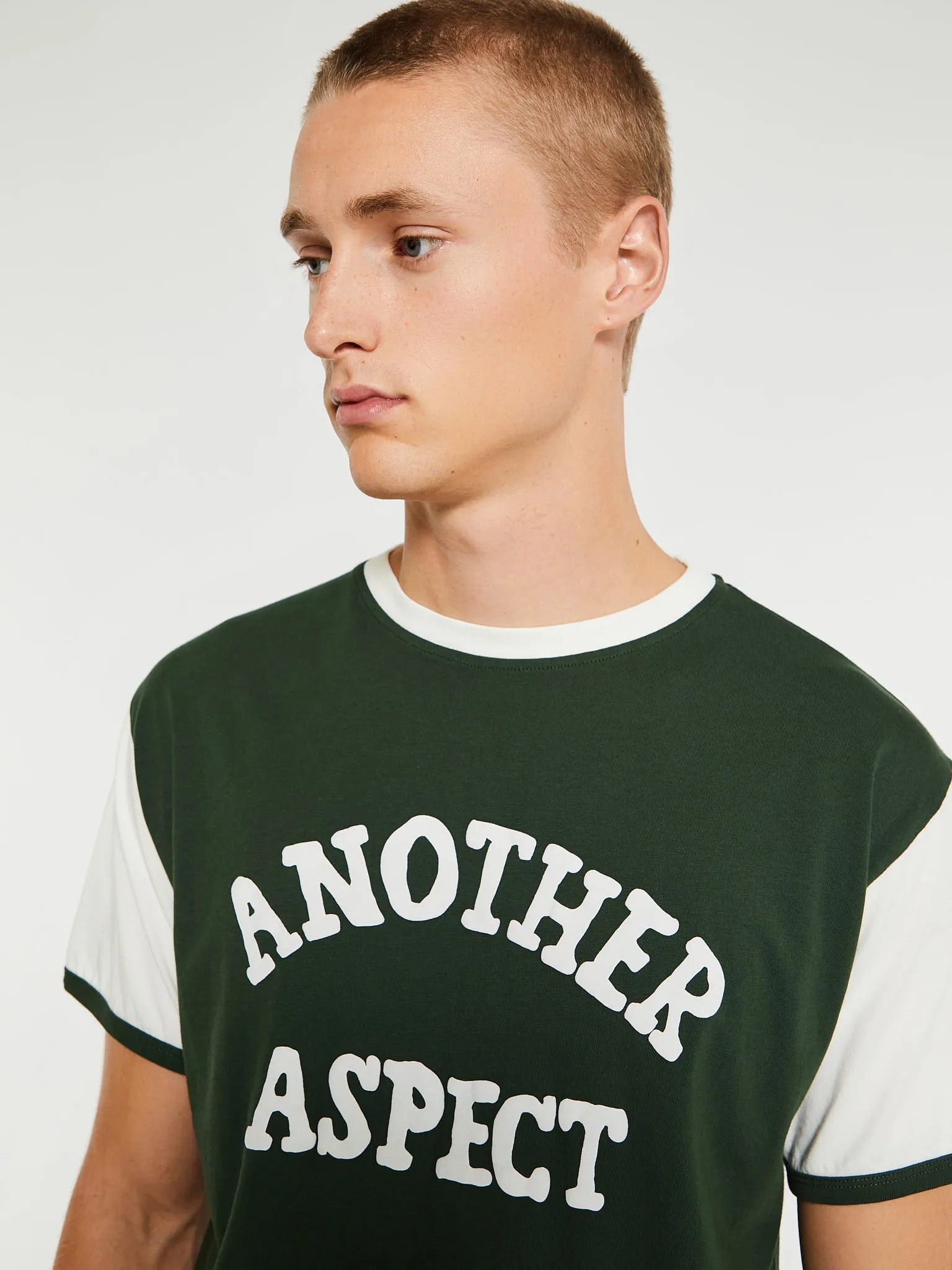 Another T-Shirt 2.0 in Evergreen & White