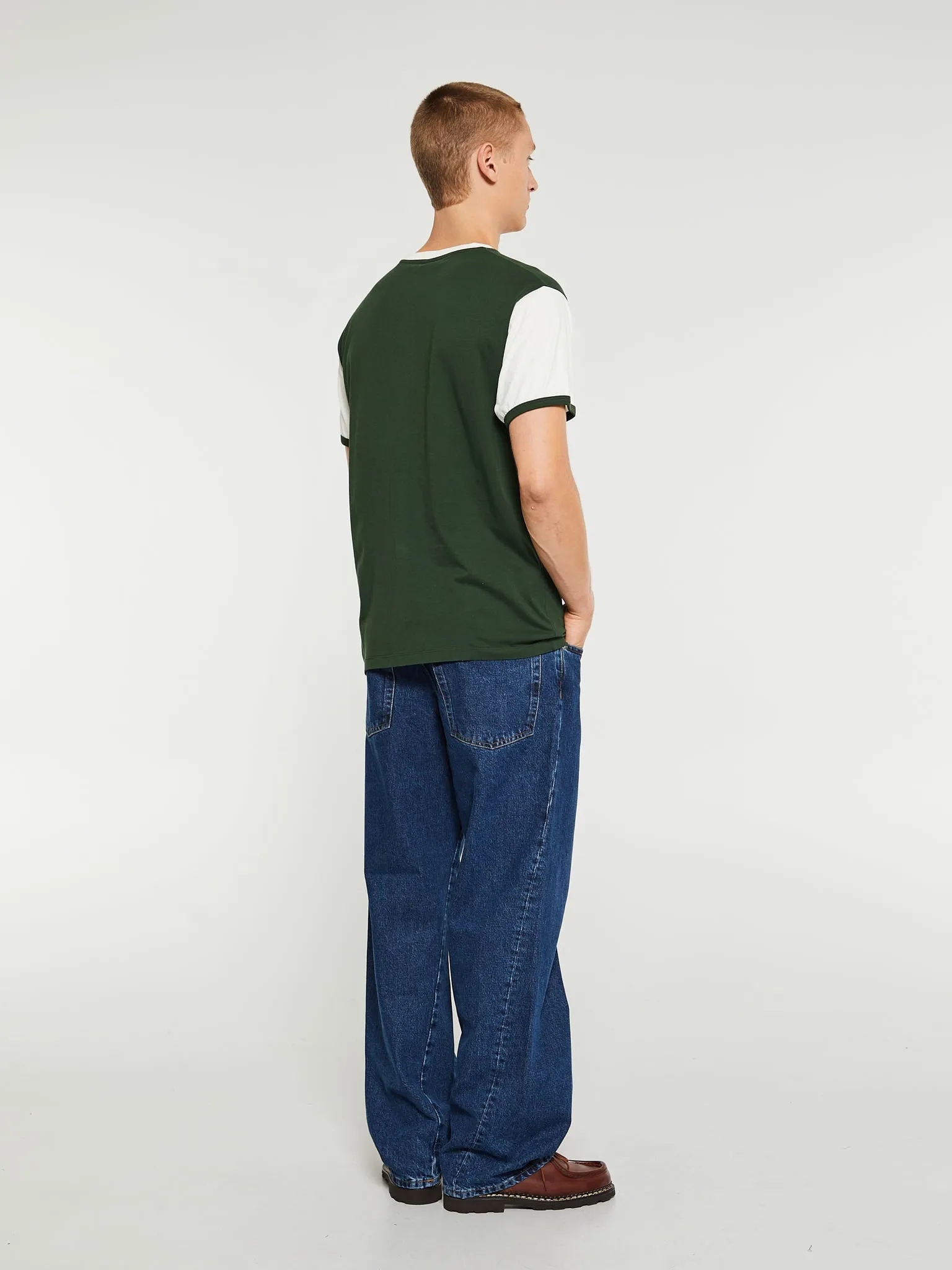 Another T-Shirt 2.0 in Evergreen & White