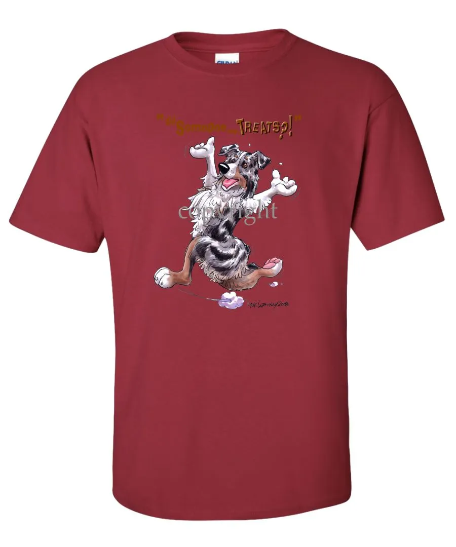 Australian Shepherd  Blue Merle - Treats - T-Shirt