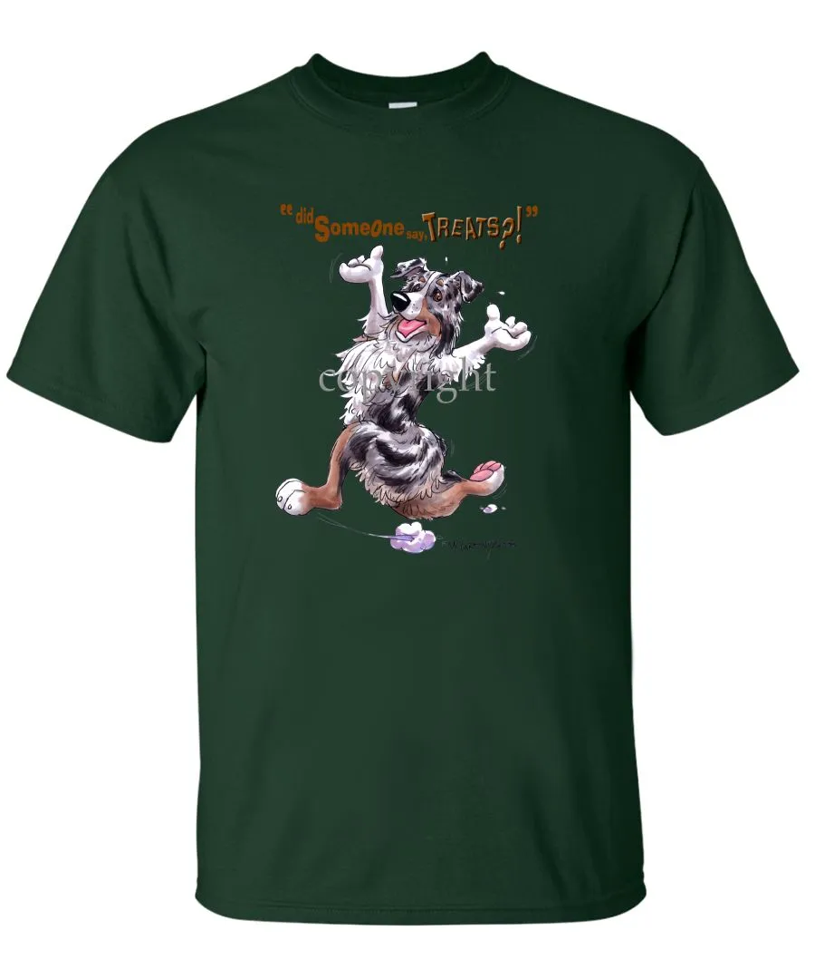 Australian Shepherd  Blue Merle - Treats - T-Shirt