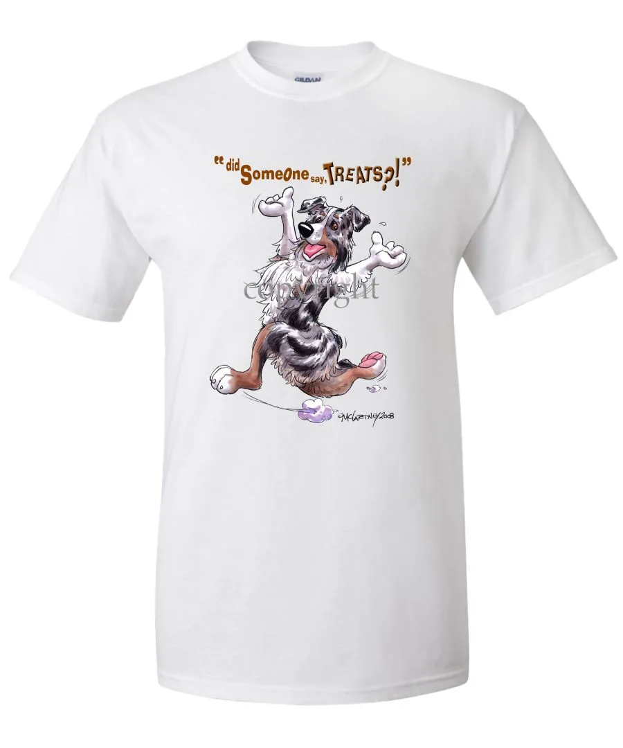 Australian Shepherd  Blue Merle - Treats - T-Shirt