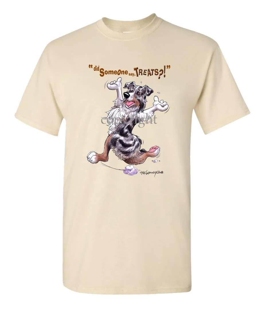 Australian Shepherd  Blue Merle - Treats - T-Shirt