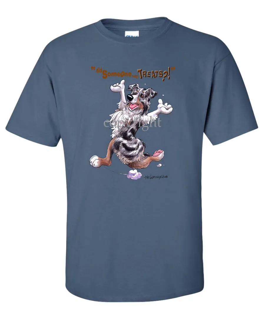 Australian Shepherd  Blue Merle - Treats - T-Shirt
