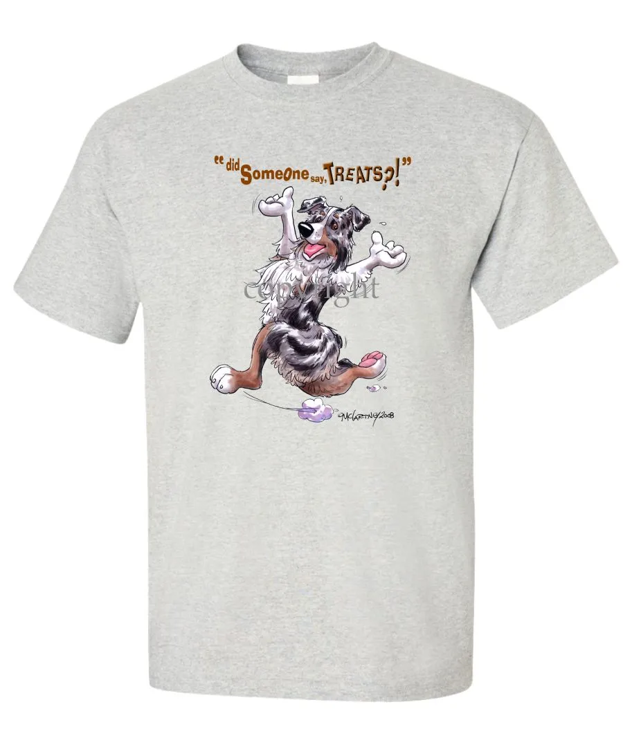 Australian Shepherd  Blue Merle - Treats - T-Shirt
