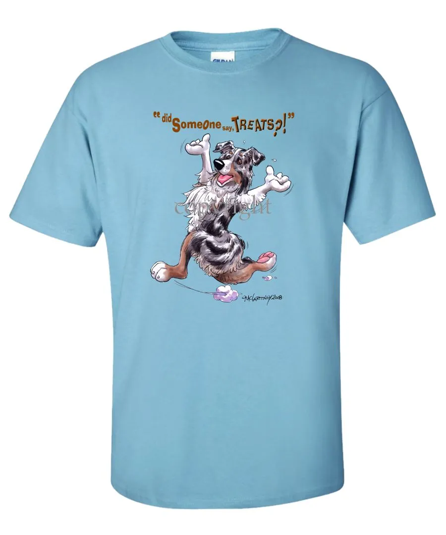 Australian Shepherd  Blue Merle - Treats - T-Shirt