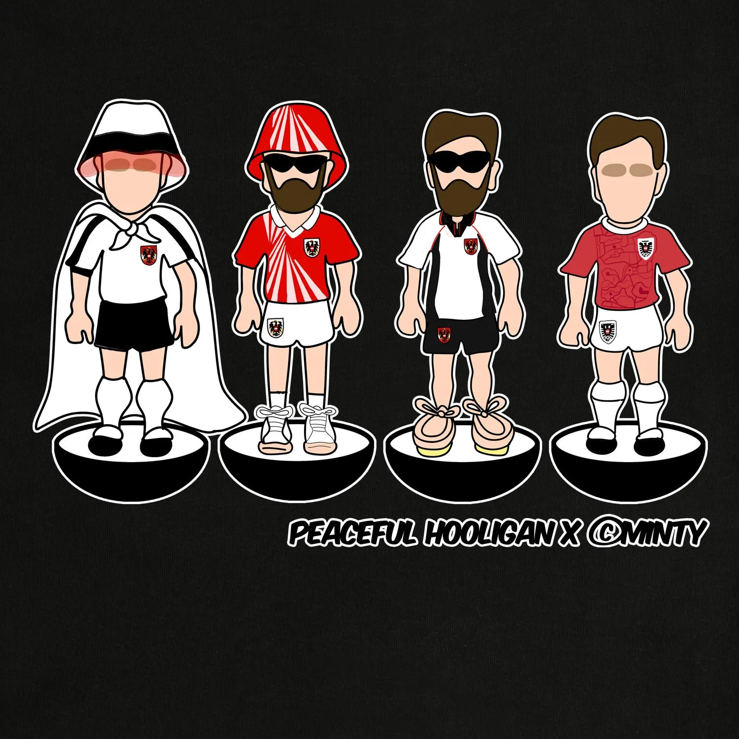 Austria Subbuteo T-Shirt Black
