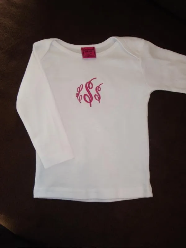 Baby Long Sleeve T-Shirt with personalized embroidery