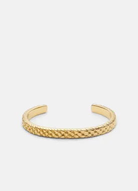 Bangle | Scale | Gold Plated