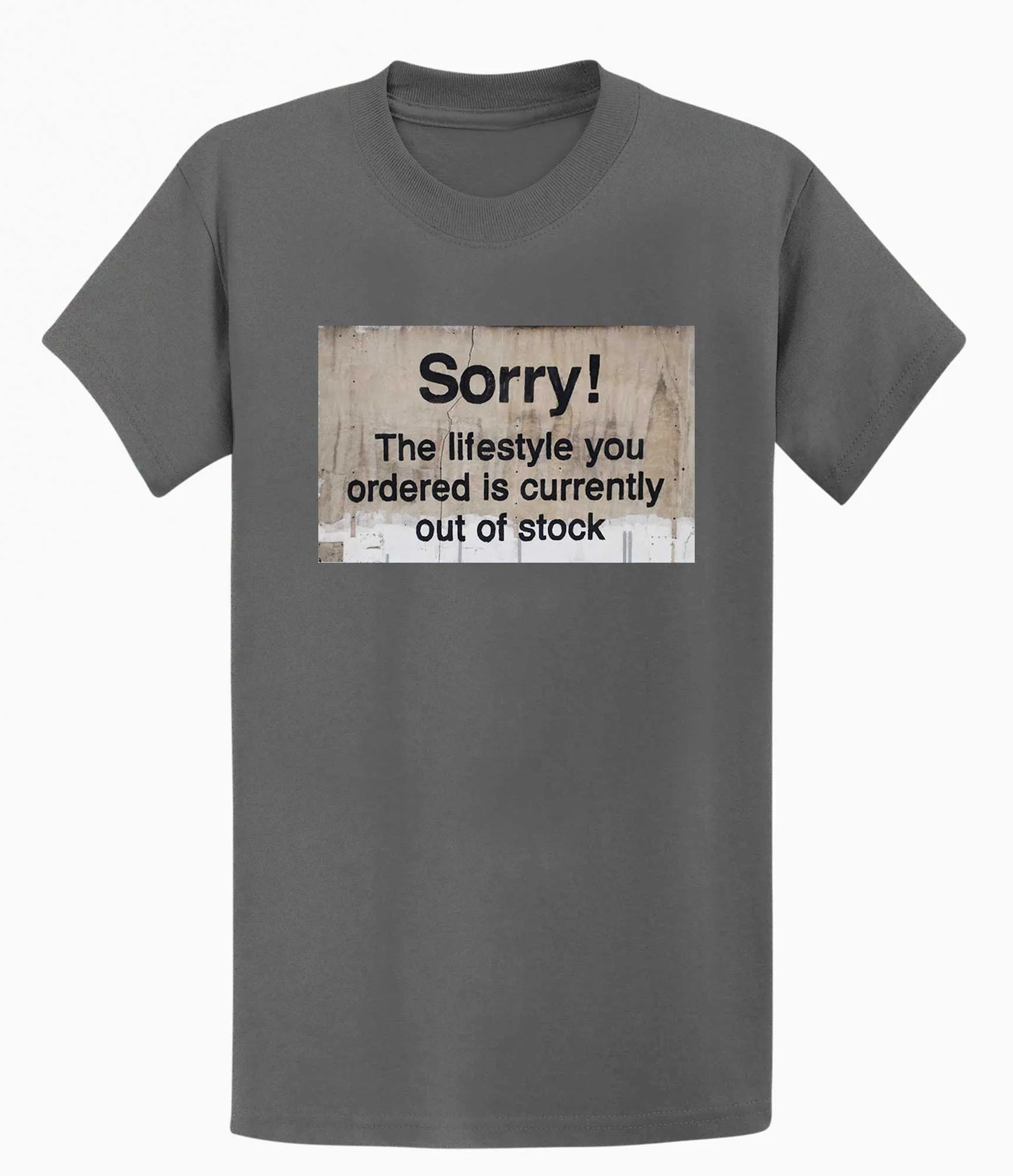 Banksy Sorry Out of Stock Men's T-shirt