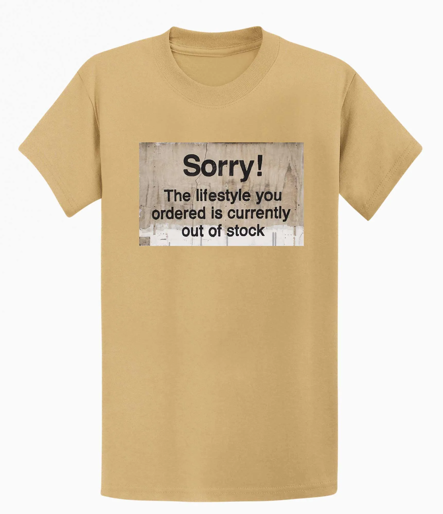 Banksy Sorry Out of Stock Men's T-shirt