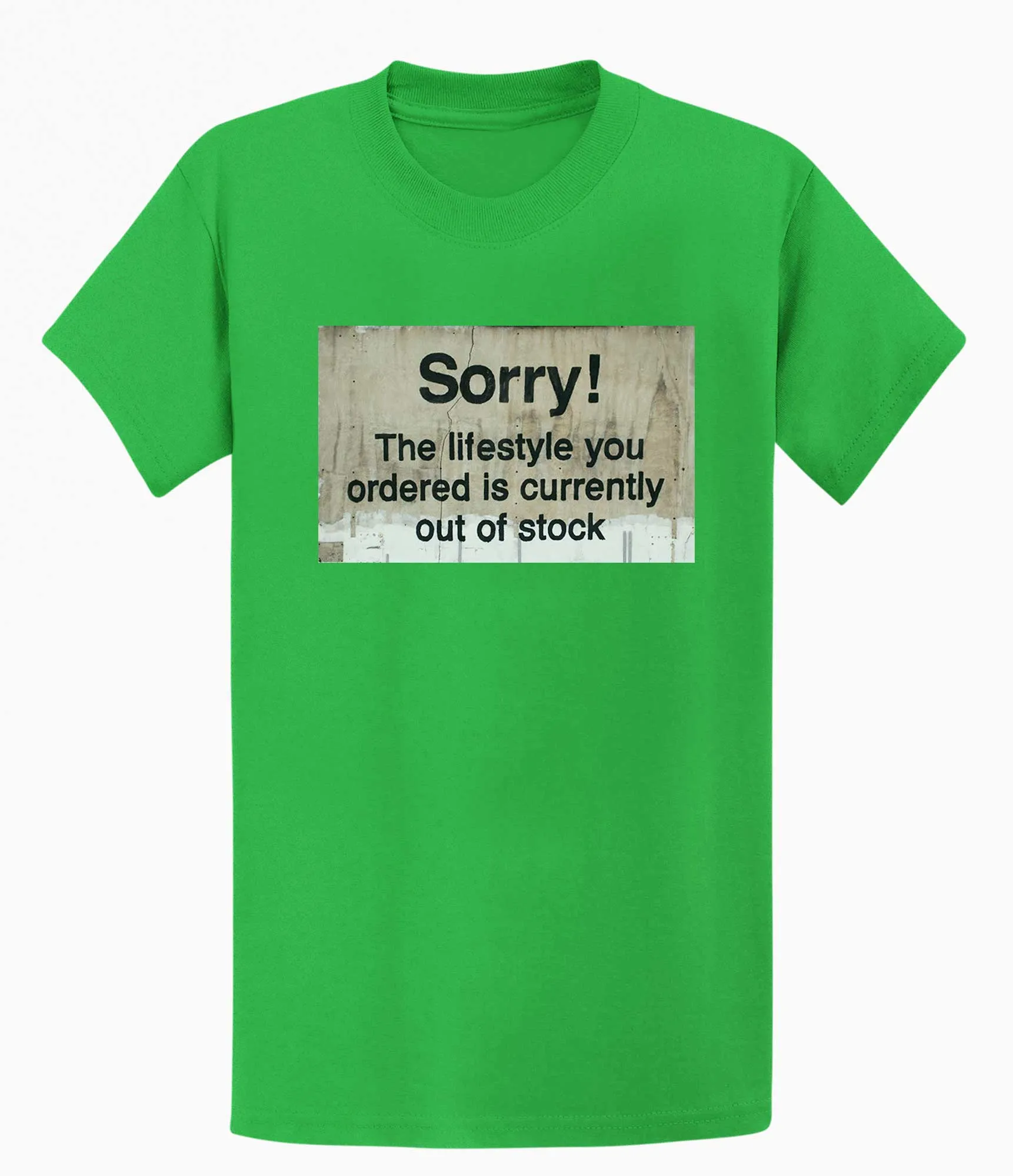 Banksy Sorry Out of Stock Men's T-shirt