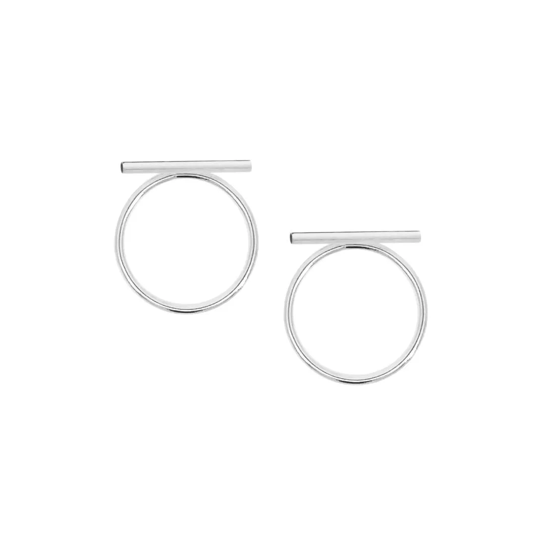Bar Studs   Ear Jacket