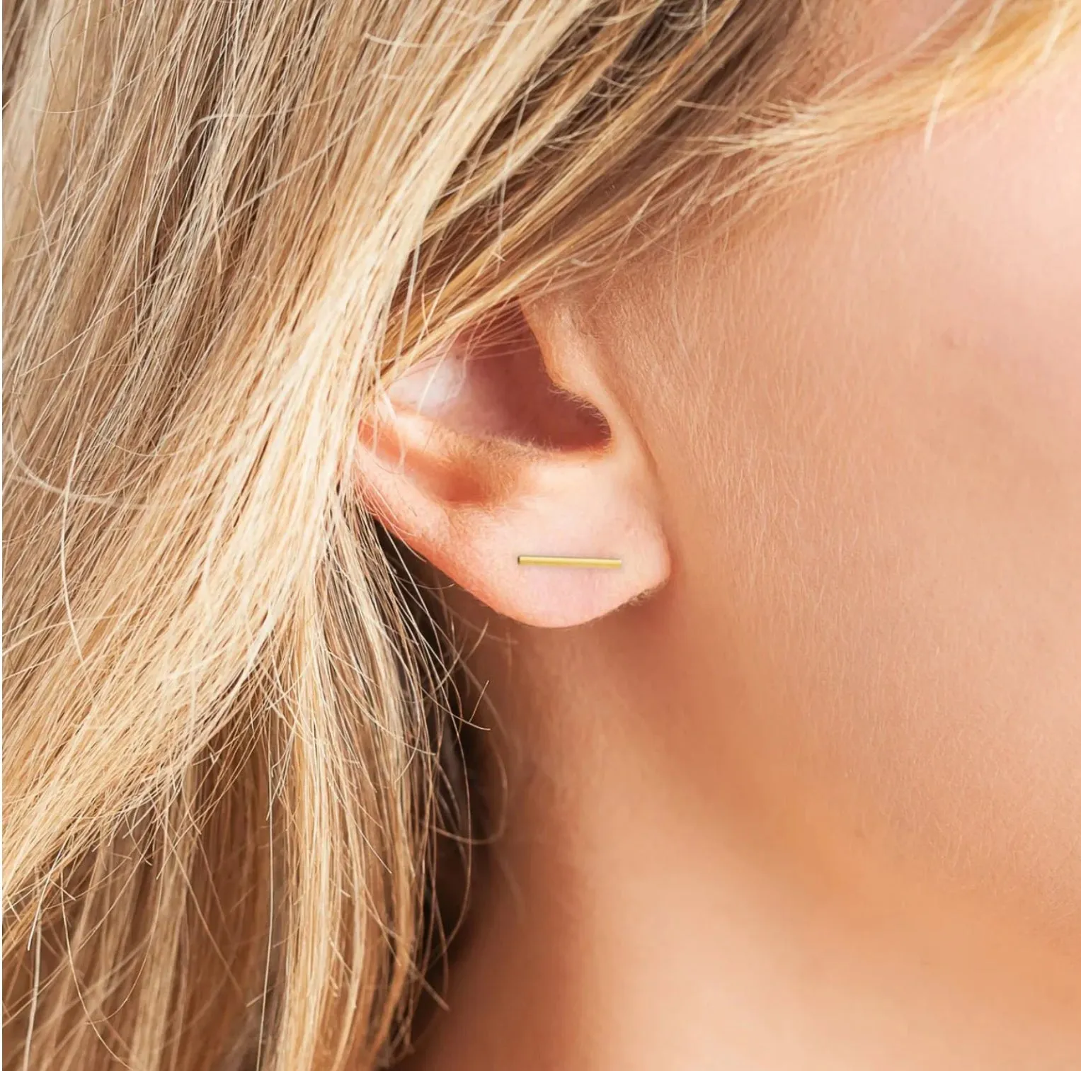 Bar Studs   Ear Jacket