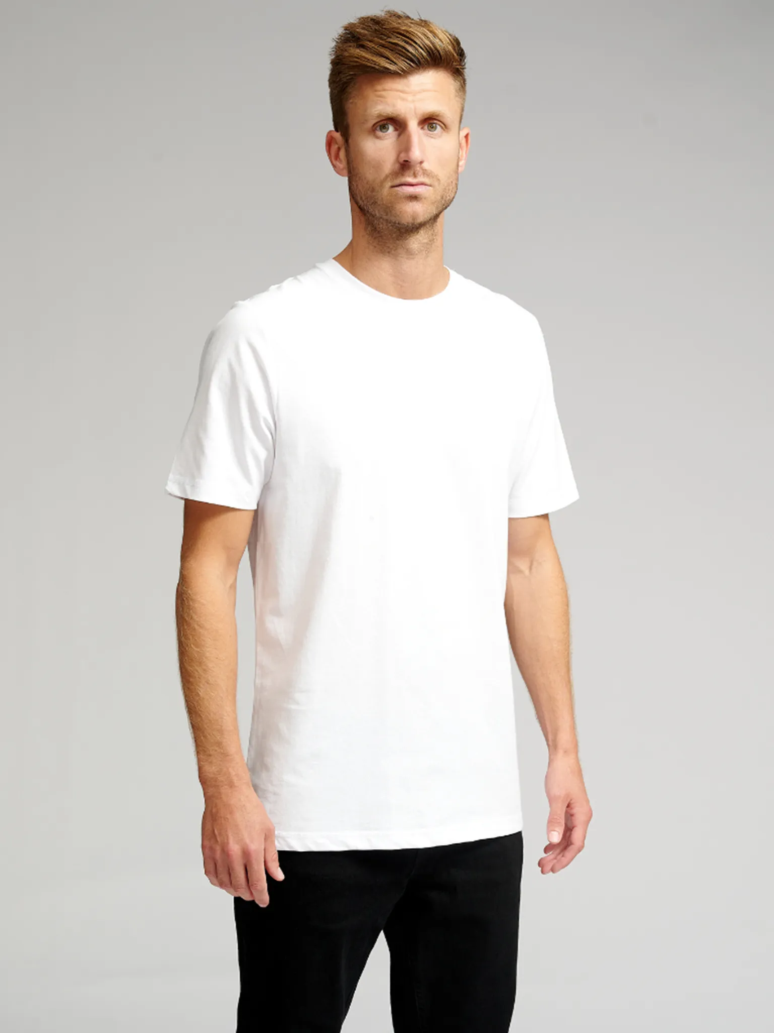 Basic T-shirt - Hvid