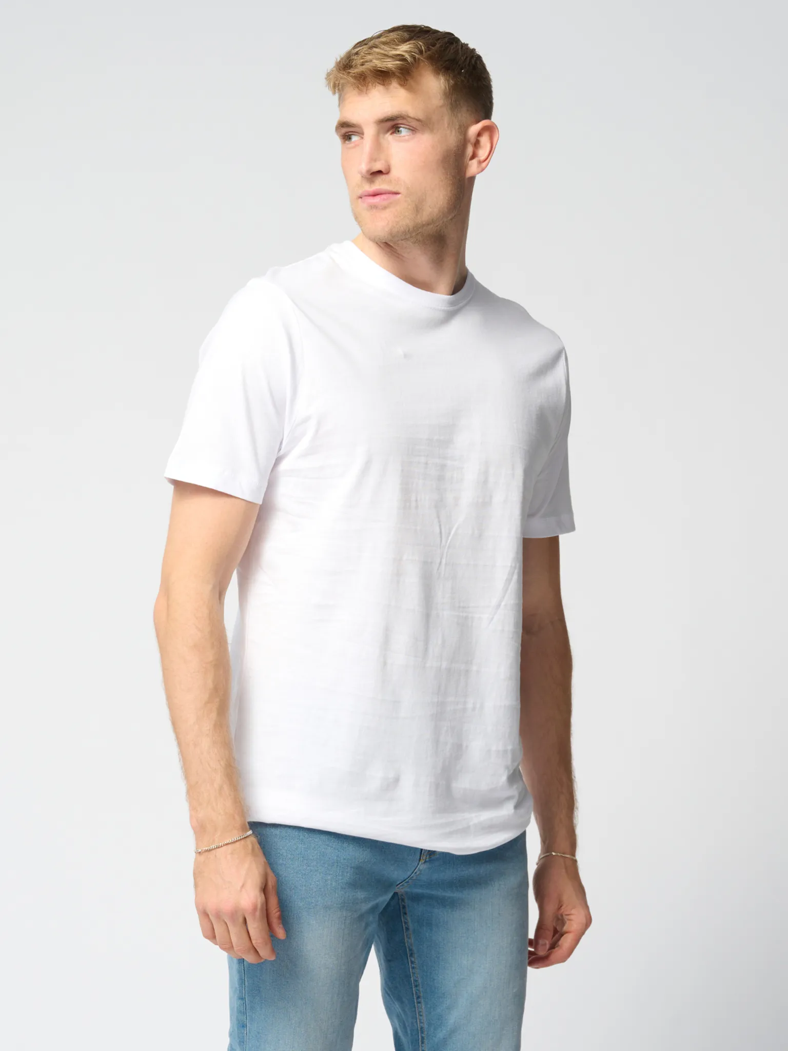 Basic T-shirt - Hvid