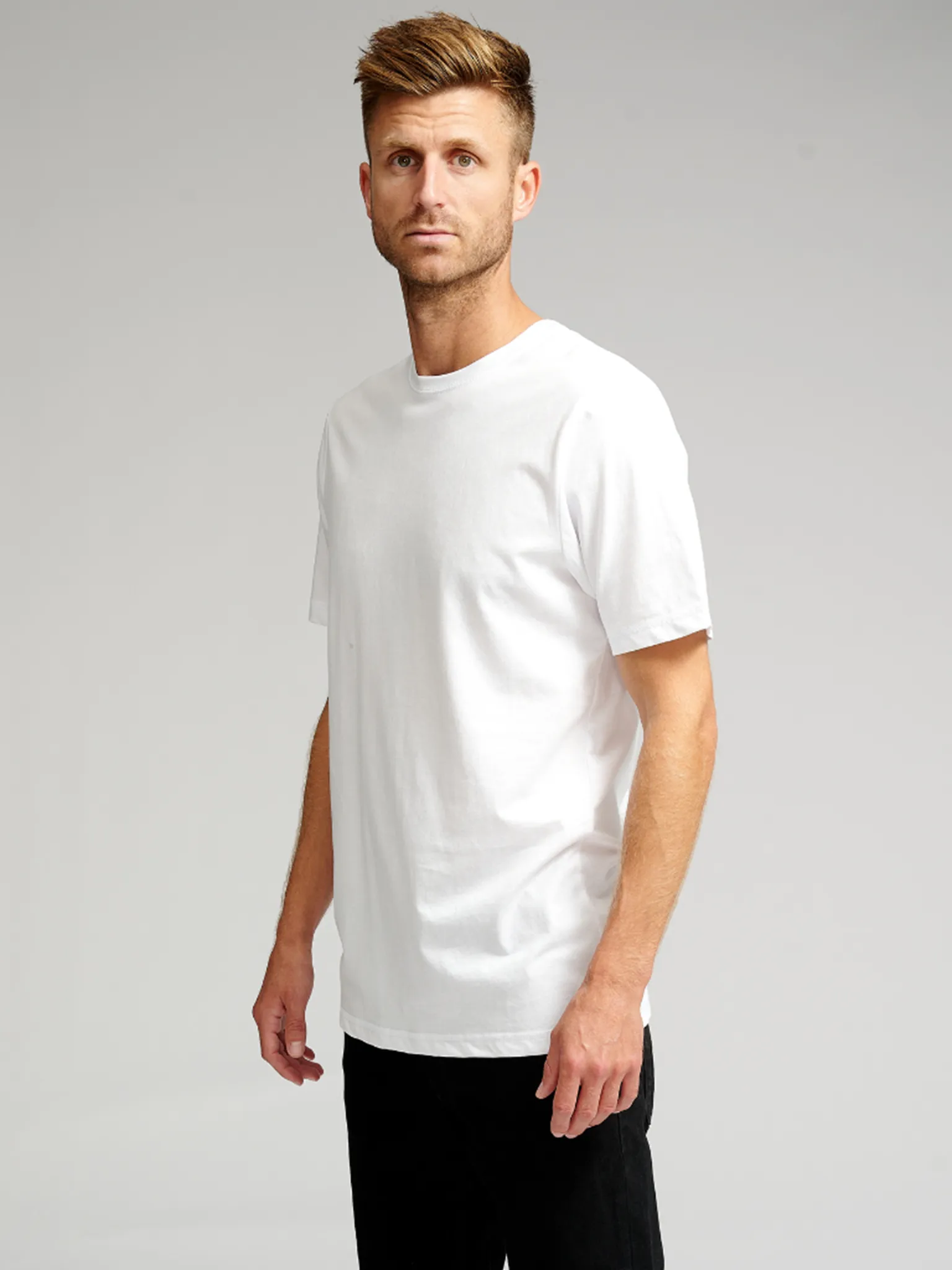 Basic T-shirt - Hvid