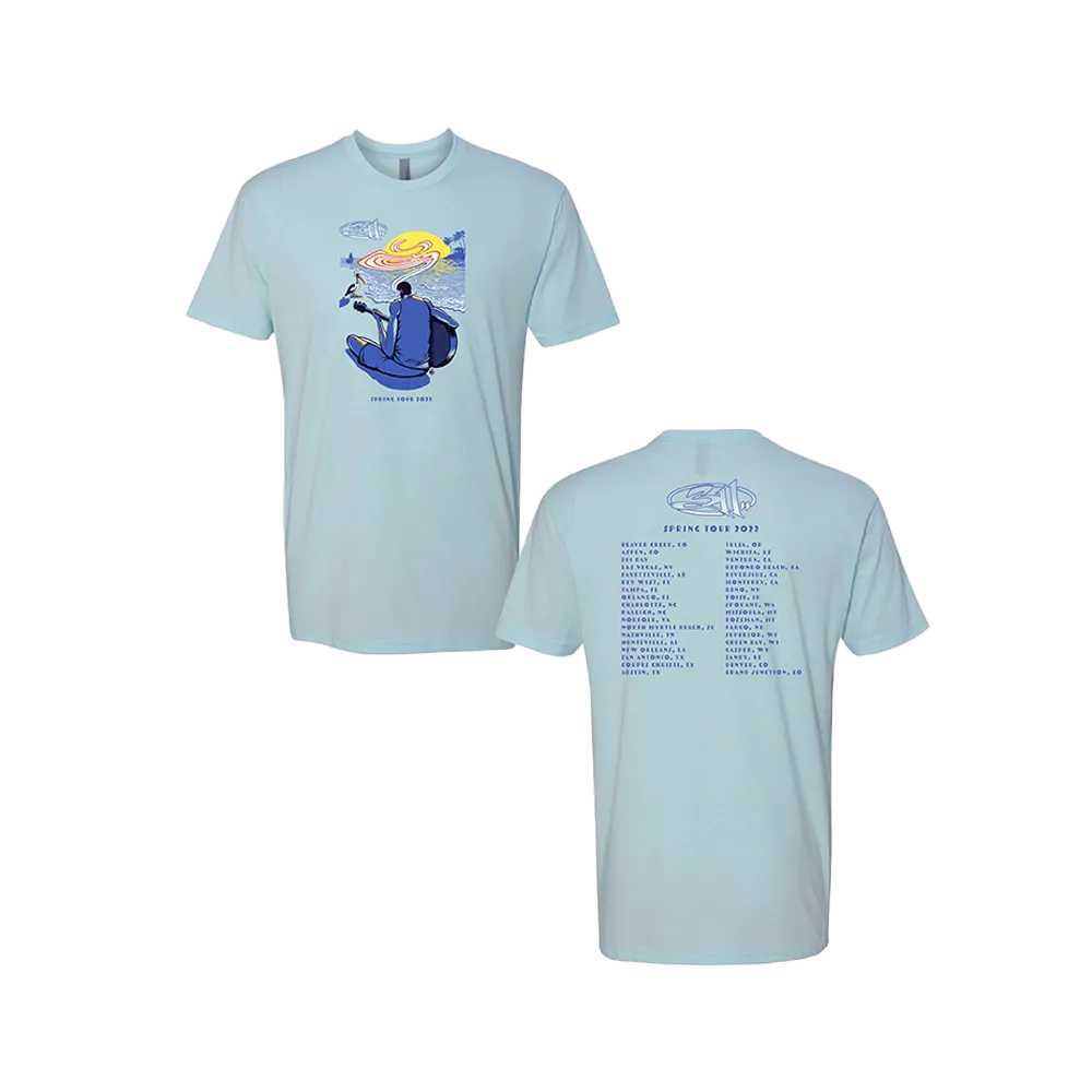 Beach Guitar T-Shirt
