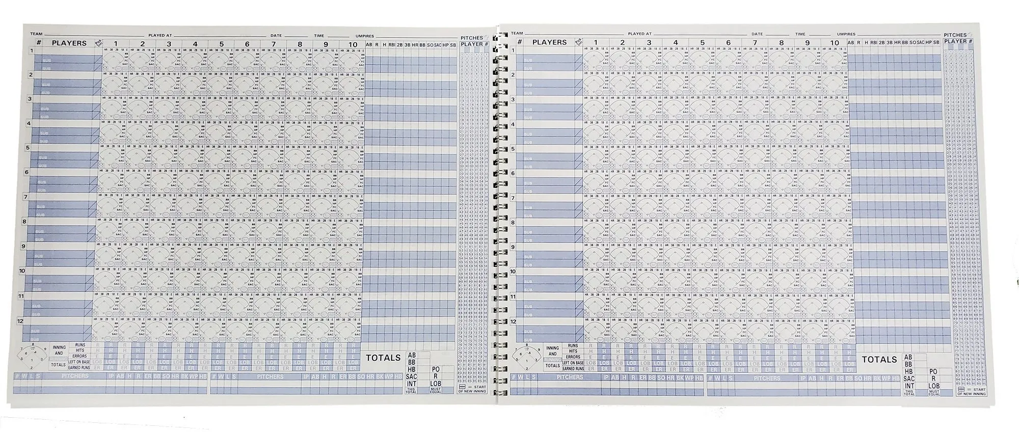 Big Red Scorebook - Enlarged Print