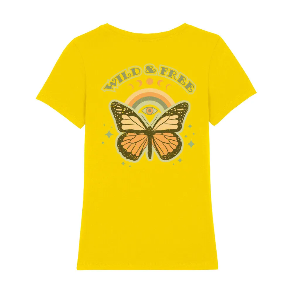 Bio T-Shirt Rückenprint | Wild and Free