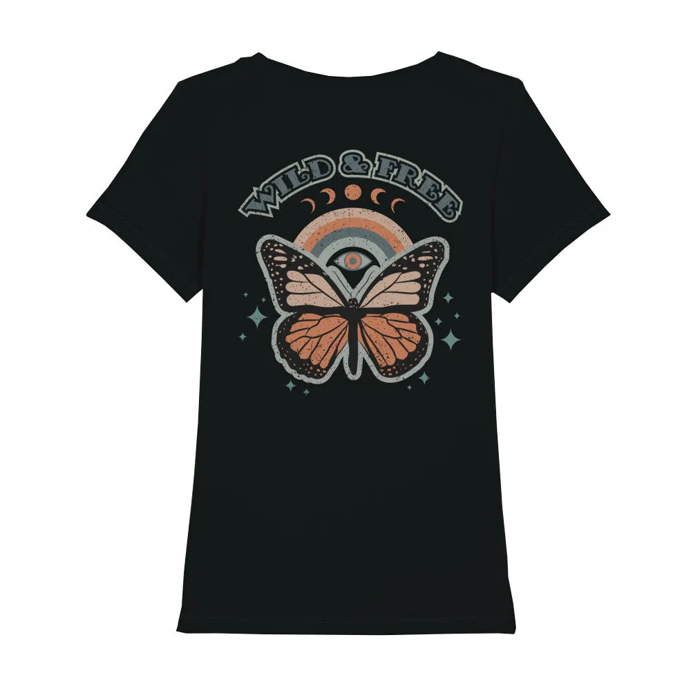 Bio T-Shirt Rückenprint | Wild and Free