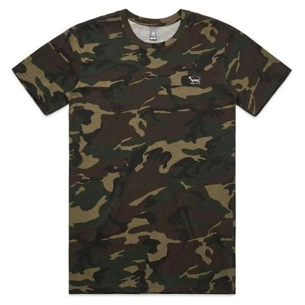 Black Sheep Embroidered Icon Tee Woodland Camo