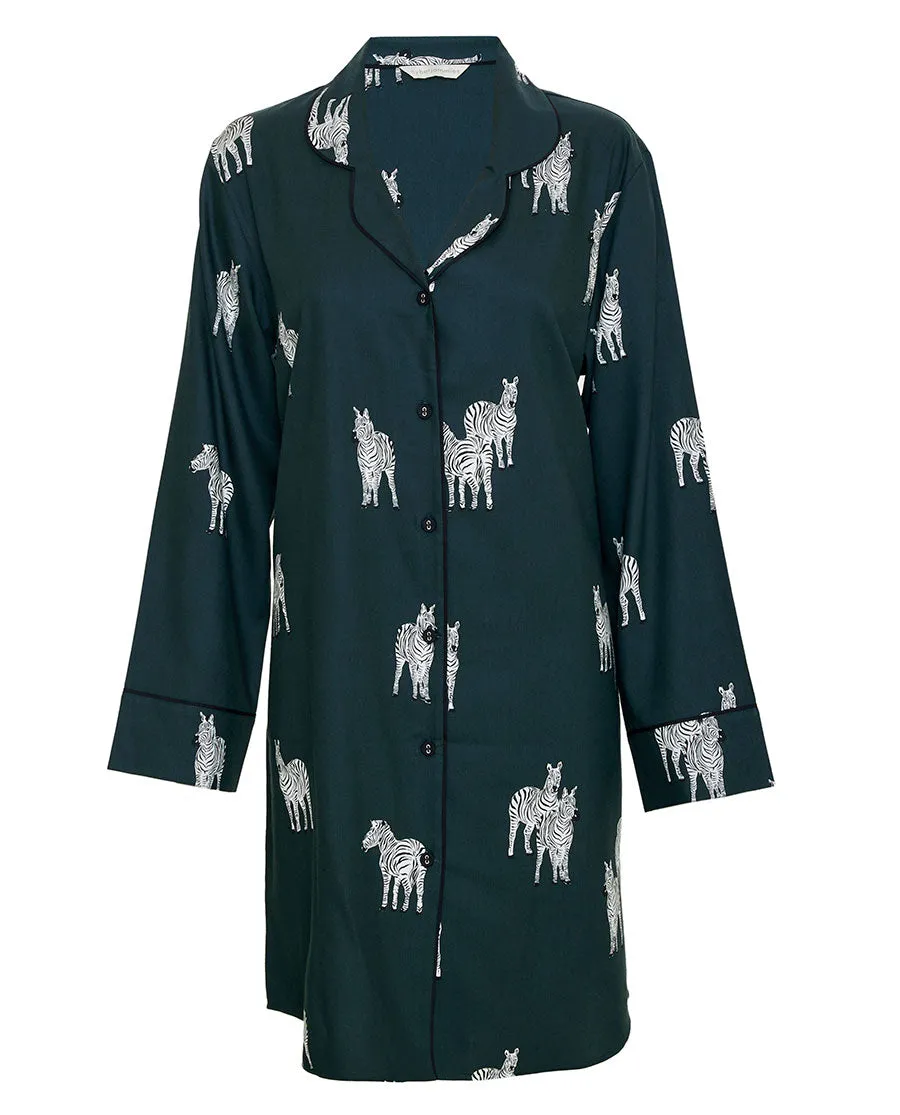 Blake Zebra Print Nightshirt